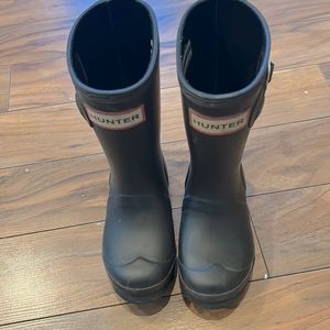 Adorable toddler Hunter rain boots